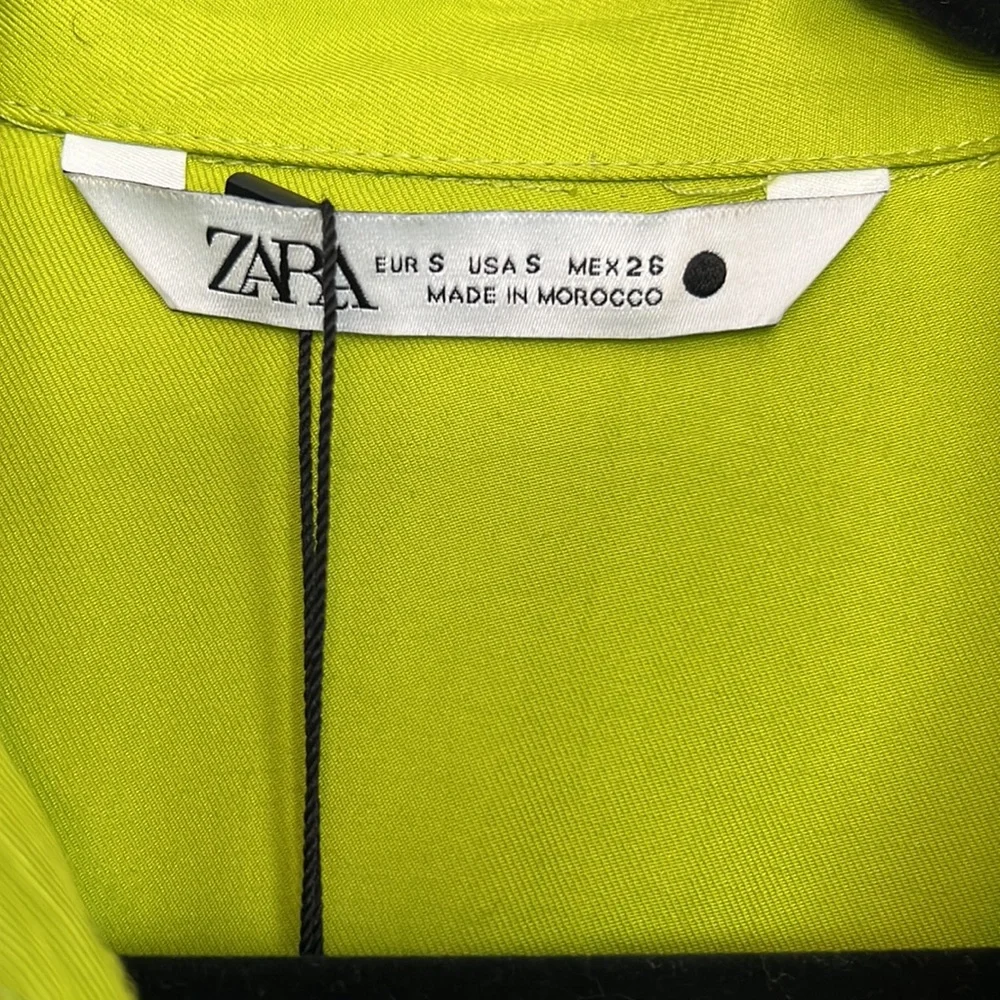 Zara Mini Button Down Collar Dress - Picture 5 of 7